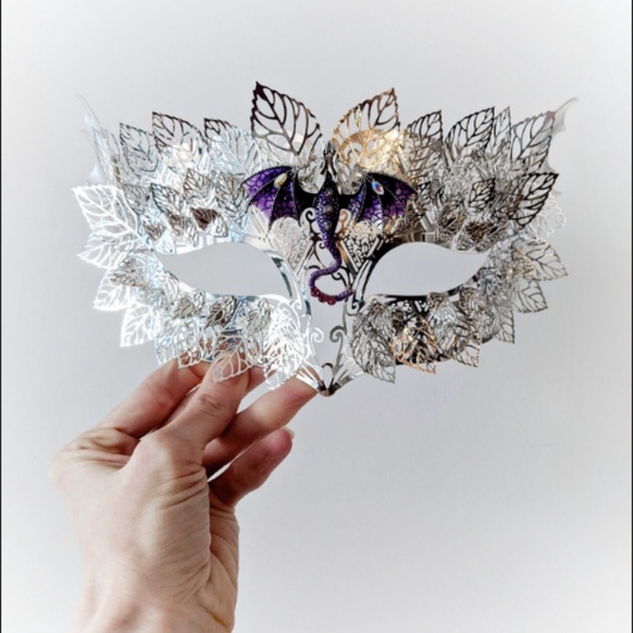 Dragon Flight metal mask - Halloween masquerade party costume🐲 - Picture 6 of 7